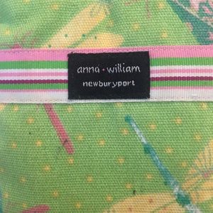 Anna William Newburyport small dragonfly wristlet